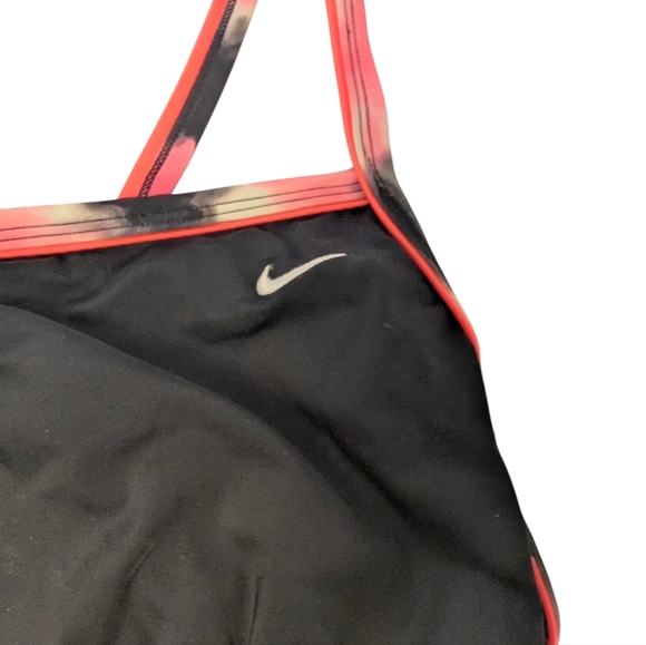 NIKE Onepiece Black Racing Swimsuit Pool Shelf Bra 14 - Picture 3 of 9